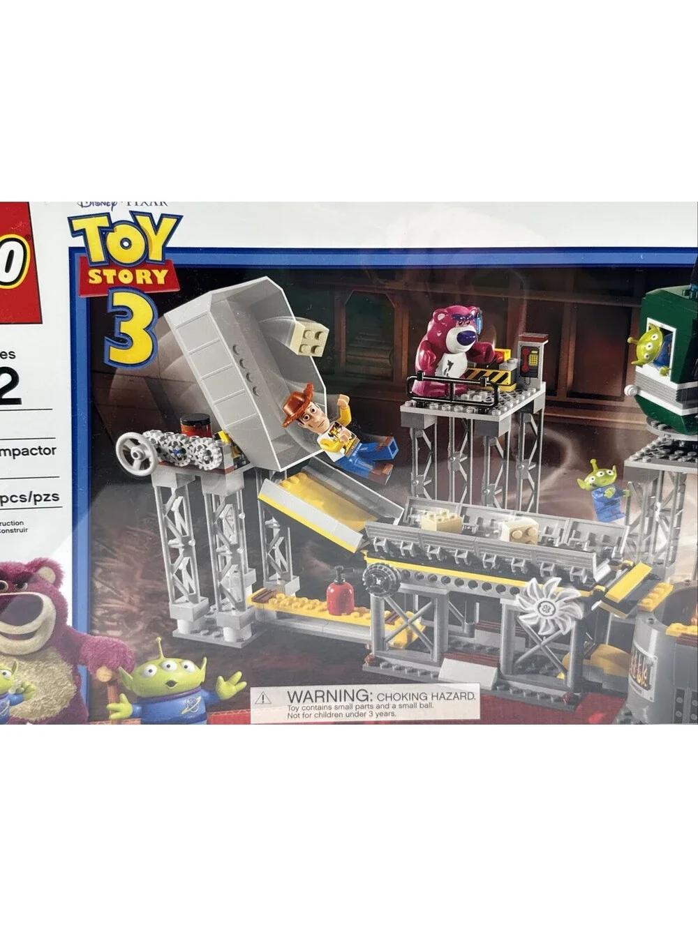 LEGO Toy Story 3 Trash Compactor Escape 2010 #7596 Sealed Disney Pixar 370pc New